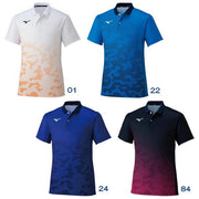 Mizuno Game Shirt Uniform Short Sleeve Top MIZUNO Tennis Soft Tennis Badminton Wear