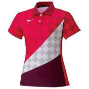 Mizuno Women's Game Shirt Uniform Short Sleeve Top MIZUNO Tennis Soft Tennis Badminton Wear