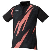 MIZUNO Game Shirt Uniform Short Sleeve Top Tennis Soft Tennis Badminton Wear