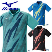 MIZUNO Game Shirt Uniform Short Sleeve Top Tennis Soft Tennis Badminton Wear