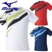 MIZUNO Game Shirt Uniform Short Sleeve Top Tennis Soft Tennis Badminton Wear