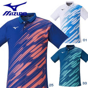 MIZUNO Game Shirt Uniform Short Sleeve Top Tennis Soft Tennis Badminton Wear