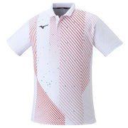 MIZUNO Game Shirt Uniform Short Sleeve Top Tennis Soft Tennis Badminton Wear