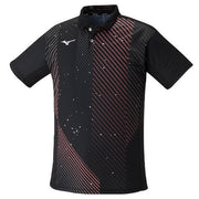 MIZUNO Game Shirt Uniform Short Sleeve Top Tennis Soft Tennis Badminton Wear