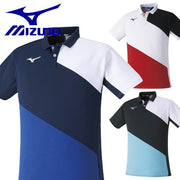 MIZUNO Game Shirt Uniform Short Sleeve Top Tennis Soft Tennis Badminton Wear