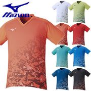 MIZUNO Game Shirt Uniform Short Sleeve Top Tennis Soft Tennis Badminton Wear