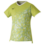 MIZUNO Women's Game Shirt Uniform Short Sleeve Top Tennis Soft Tennis Badminton Wear