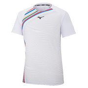 Mizuno Game Shirt Uniform Short Sleeve Top MIZUNO Tennis Soft Tennis Badminton Wear