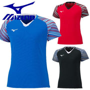 Mizuno Women's Game Shirt Uniform Short Sleeve Top MIZUNO Tennis Soft Tennis Badminton Wear