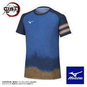 Demon Blade Mizuno T-shirt Plastic Shirt Short Sleeve Top Official Collaboration MIZUNO Kimetsu Yaba Tennis Badminton Table Tennis Wear