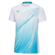 MIZUNO Game Shirt Uniform Short Sleeve Top Tennis Soft Tennis Badminton Wear Men's