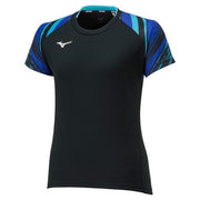 MIZUNO Women's Game Shirt Uniform Short Sleeve Top Tennis Soft Tennis Badminton Wear