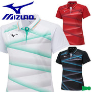 MIZUNO Women's Game Shirt Uniform Short Sleeve Top Tennis Soft Tennis Badminton Wear