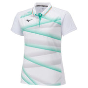 MIZUNO Women's Game Shirt Uniform Short Sleeve Top Tennis Soft Tennis Badminton Wear