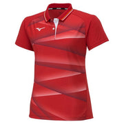 MIZUNO Women's Game Shirt Uniform Short Sleeve Top Tennis Soft Tennis Badminton Wear