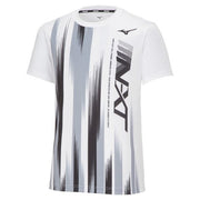 T-shirt, plastic shirt, short sleeve top, MIZUNO tennis, soft tennis, badminton wear, men's