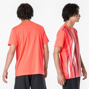 T-shirt, plastic shirt, short sleeve top, MIZUNO tennis, soft tennis, badminton wear, men's