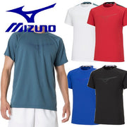 T-shirt, plastic shirt, short sleeve top, MIZUNO tennis, soft tennis, badminton wear, men's