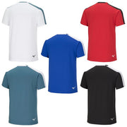 T-shirt, plastic shirt, short sleeve top, MIZUNO tennis, soft tennis, badminton wear, men's