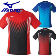 Mizuno Game Shirt Uniform Short Sleeve Top MIZUNO Tennis Soft Tennis Badminton Wear