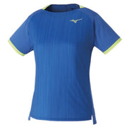 MIZUNO Women's Game Shirt Uniform Short Sleeve Top Tennis Soft Tennis Badminton Wear