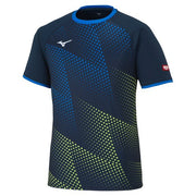 MIZUNO Table Tennis Uniform Short Sleeve Top Game Shirt Wear