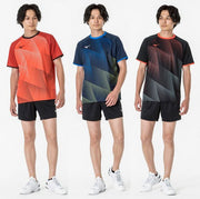 MIZUNO Table Tennis Uniform Short Sleeve Top Game Shirt Wear