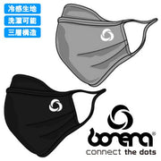Bonera Sports Mask, Cool, Washable, 3 Layers, For Kids, Adults, Futsal, Soccer