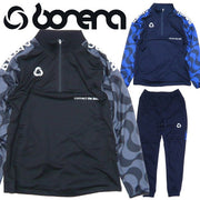 Bonera jersey top and bottom set half zip bonera futsal soccer wear