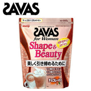 Protein shape & beauty chocolate flavor 1 bag 900g SAVAS women's women's