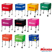 MIKASA ball case ball cage frame Makutai carry case 3-piece set back low frame height 89cm volleyball
