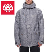 686 Snowboard JPN ANTHEM SHELL Jacket Charcoal Wash 18/19 Six Eight Six Rokuhachiroku