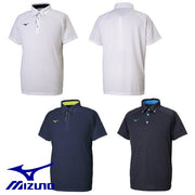 MIZUNO short-sleeved polo shirt button-down