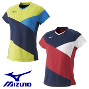 MIZUNO Ladies Table Tennis Uniform short sleeve game shirt table tennis wear