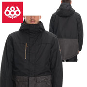 686 Snowboard Japan SMU ANTHEM SHELL Jacket Black Colorblock Men's 19/20 Six Eight Six Rokuhachiroku