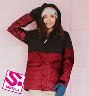 SISTA.J Snowboard Ladies mix jacket wine 19/20