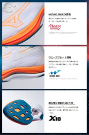 Mizuno Running Shoes Wave Rebellion Sonic Platform MIZUNO J1GC233054