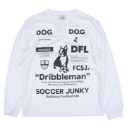 T-shirt plastic shirt plastic T long sleeve top dribbleman soccer Junky futsal soccer wear