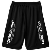 Dribbleman under+1 soccer Junky futsal soccer wear with soccer junkie plastic pants pocket